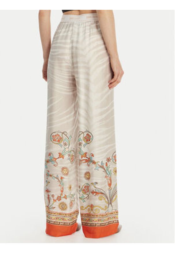 Just Cavalli Spodnie materiałowe 80PAA1P0 NS844 Szary Regular Fit. Kolor: szary. Materiał: wiskoza