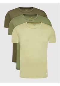 Polo Ralph Lauren Komplet 3 t-shirtów 714830304013 Zielony Regular Fit. Typ kołnierza: polo. Kolor: zielony. Materiał: bawełna