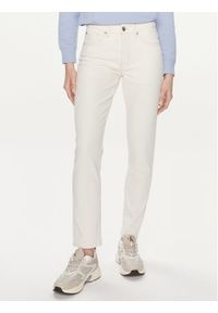 Lee Jeansy Rider 112349001 Biały Straight Fit. Kolor: biały #1