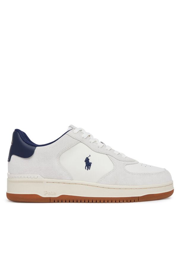 Polo Ralph Lauren Sneakersy 809971482001 Biały. Kolor: biały. Materiał: zamsz, skóra