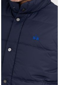 La Martina - LA MARTINA Granatowy puchowy bezrękawnik męski, Rozmiar XXL. Kolor: niebieski. Materiał: puch. Długość rękawa: bez rękawów #2