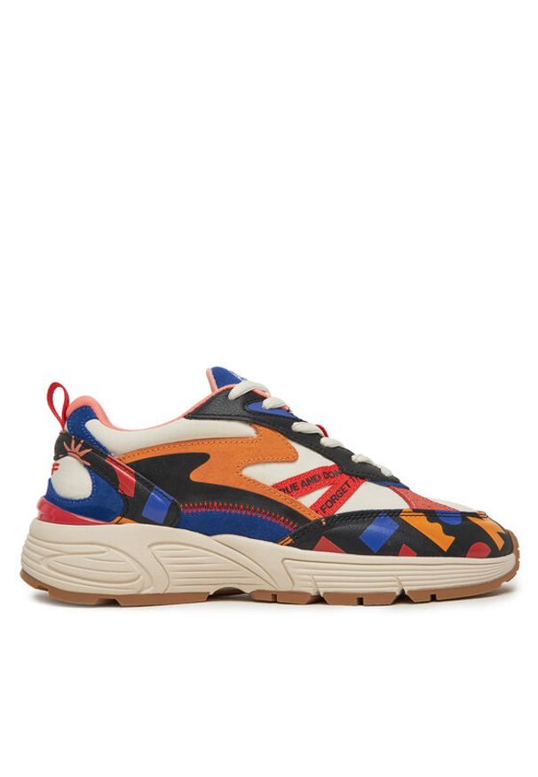 HOFF Sneakersy Oggian 12511007 Kolorowy. Materiał: skóra, zamsz. Wzór: kolorowy