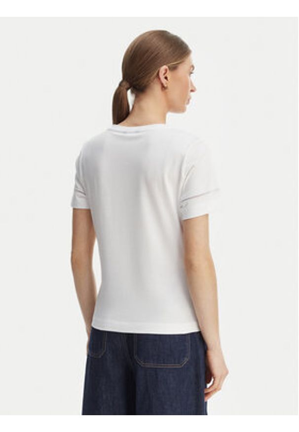 Marciano Guess T-Shirt G6GI02 K3182 Biały Regular Fit. Kolor: biały. Materiał: bawełna