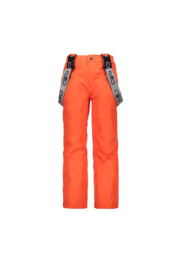 Dziecięcy kombinezon narciarski CMP. Kolor: żółty, pomarańczowy, czarny, wielokolorowy. Sezon: zima. Sport: narciarstwo