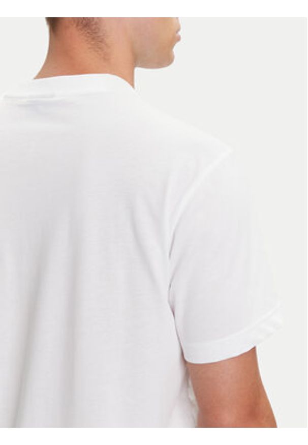 Karl Lagerfeld Jeans T-Shirt A3M17002 Biały Regular Fit. Kolor: biały. Materiał: syntetyk