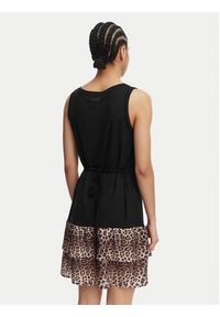 Liu Jo Beachwear Sukienka codzienna VA6127 JS360 Czarny Regular Fit. Okazja: na co dzień. Kolor: czarny. Materiał: wiskoza. Typ sukienki: proste. Styl: casual #3