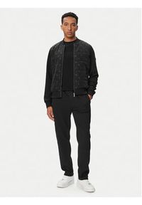 Karl Lagerfeld - KARL LAGERFELD Kurtka bomber 505061 563902 Czarny Regular Fit. Typ kołnierza: dekolt w karo. Kolor: czarny. Materiał: syntetyk #2