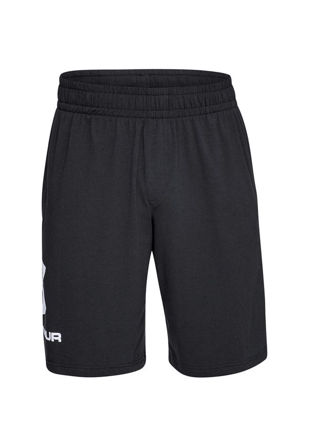 Spodenki męskie Under Armour Sportstyle Cotton Logo. Kolor: czarny. Sport: fitness