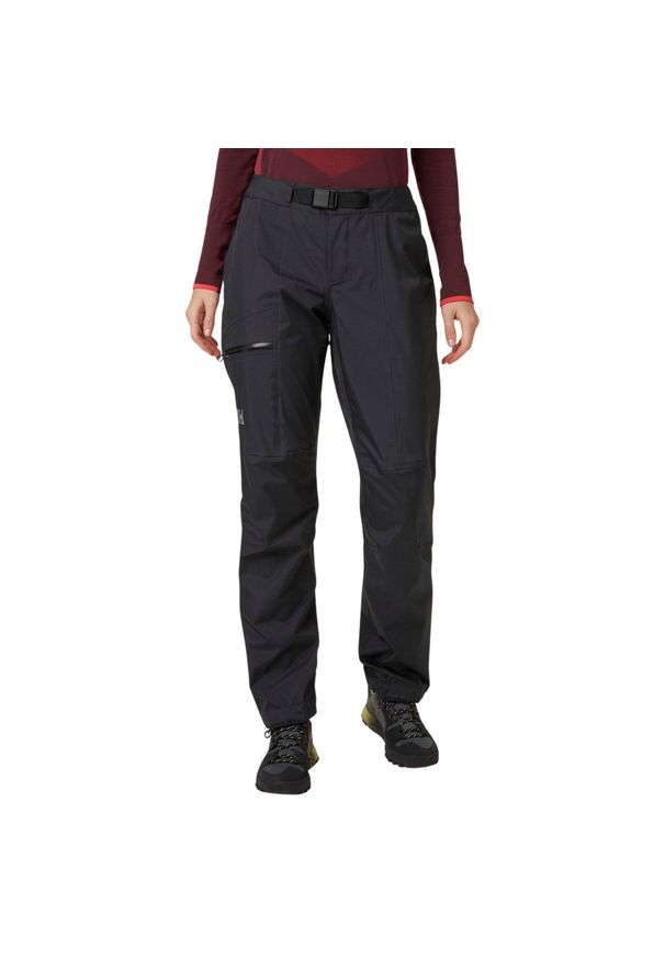 Spodnie damskie Helly Hansen vergals 3l shell. Kolor: czarny