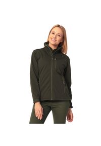 TAGART - Kurtka myśliwska damska Forest Lady Softshell z membraną. Kolor: zielony. Materiał: softshell