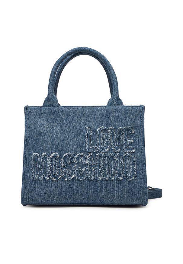 Love Moschino - Torebka LOVE MOSCHINO. Kolor: niebieski