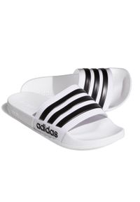 Adidas - Klapki Basenowe Adilette Shower. Kolor: czarny, wielokolorowy, biały