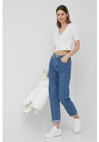 Pepe Jeans t-shirt Meadow damski kolor biały. Kolor: biały. Materiał: dzianina. Wzór: gładki #5