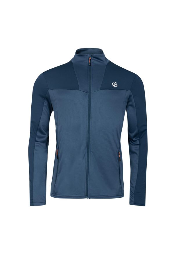 DARE 2B - Męska Warstwa Środkowa Substratum II Core Stretch Midlayer. Kolor: szary, niebieski, wielokolorowy. Długość rękawa: długi rękaw. Sport: turystyka piesza