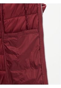 Trussardi Jeans - Trussardi Kurtka puchowa 56S00924 Bordowy Regular Fit. Kolor: czerwony. Materiał: syntetyk