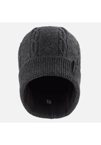 WEDZE - Czapka narciarska dla dorosłych Wedze Torsades. Kolor: szary. Materiał: akryl, wełna, materiał. Sezon: zima. Styl: sportowy #2