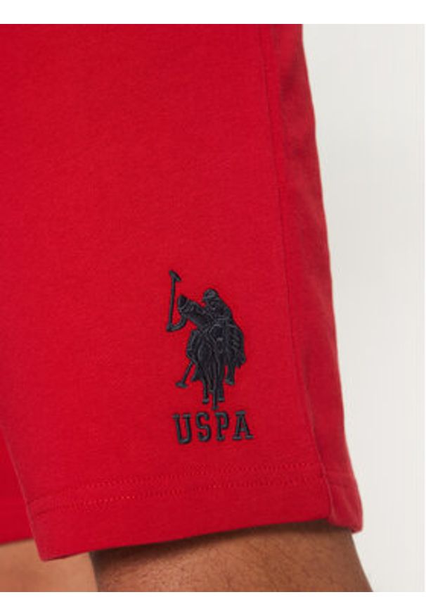 U.S. Polo Assn. Szorty sportowe MUP3355 Czerwony Regular Fit. Kolor: czerwony. Materiał: bawełna. Styl: sportowy