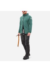 Kurtka softshell męska Millet Fusion XCS Hoodie M active fit. Kolor: zielony. Materiał: softshell