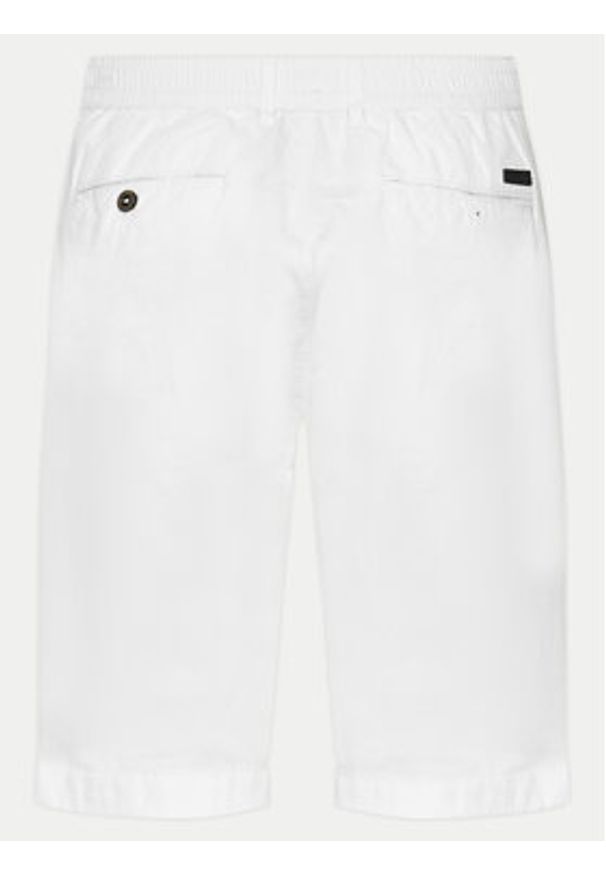 Pierre Cardin Szorty materiałowe C3 34770/000/5002 Écru Regular Fit. Materiał: len, bawełna
