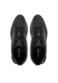 Calvin Klein Sneakersy Low Prof Runn Laceup Tape HM0HM01897 Czarny. Kolor: czarny. Materiał: skóra #6