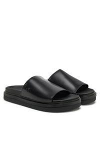 Calvin Klein Jeans Klapki Flat Molded Sandal Slide YW0YW01710 Czarny. Kolor: czarny. Materiał: skóra #5