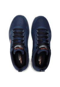 skechers - Skechers Sneakersy Knockhill 232001/NVOR Granatowy. Kolor: niebieski. Materiał: materiał