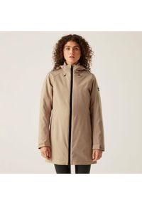 Kurtka trekkingowa damska Regatta Denbury V 3w1 z membraną 15K. Kolor: beżowy. Materiał: poliamid. Sezon: jesień #1