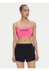 Adidas - adidas Top Tiro Summer IS0730 Różowy Slim Fit. Kolor: różowy. Materiał: syntetyk