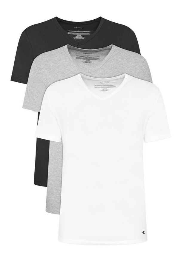 Calvin Klein Underwear Komplet t-shirtów LV00NB4186 Kolorowy Regular Fit. Materiał: bawełna. Wzór: kolorowy