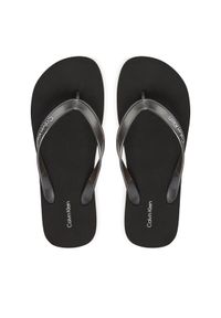 Calvin Klein Japonki Flatform Flip Flop Met Tpu HW0HW03120 Czarny. Kolor: czarny. Materiał: syntetyk #1