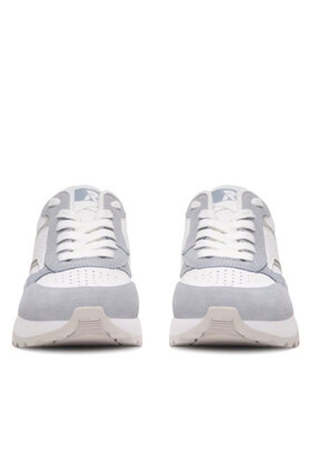 Rieker Revolution Lifestyle Sneakersy W2500-80 Niebieski. Kolor: niebieski. Materiał: zamsz, skóra