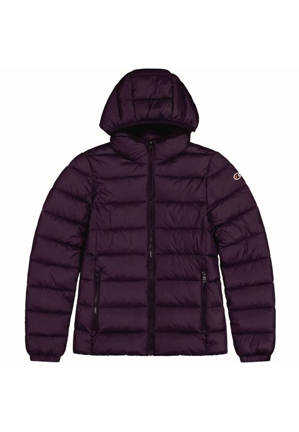 Champion - Kurtka Damska 117568 Z Wypełnieniem Poliestrowym. Kolor: fioletowy. Materiał: poliester. Sport: turystyka piesza