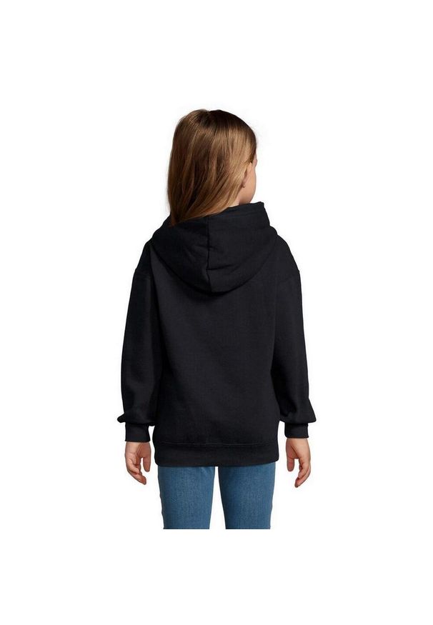 SOL'S - Bluza Z Kapturem Dla Dzieci. Typ kołnierza: kaptur. Kolor: niebieski