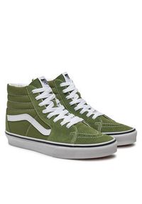 Vans Sneakersy SK8 Hi VN000CMXCIB1 Zielony. Kolor: zielony. Materiał: skóra. Model: Vans SK8