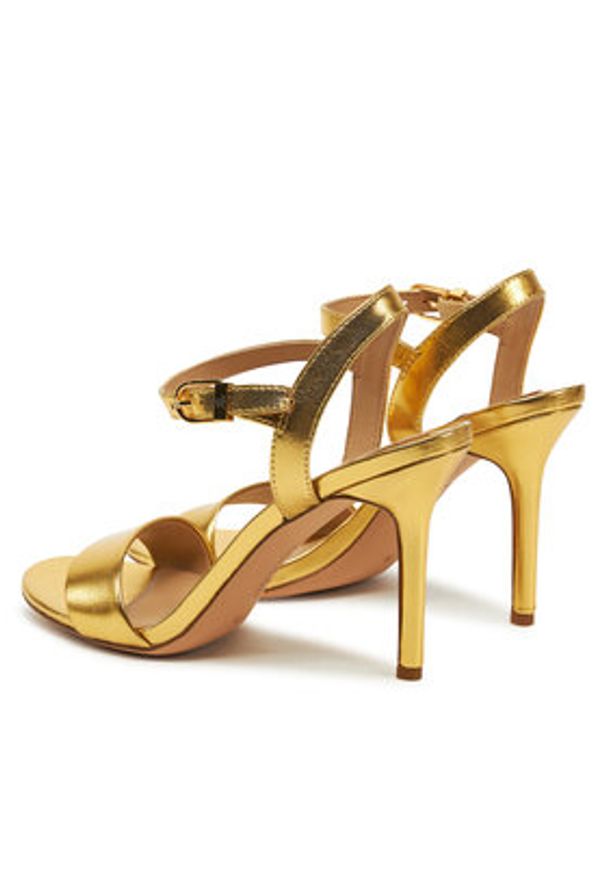 Lauren Ralph Lauren - LAUREN RALPH LAUREN Sandały 802956289003 Złoty. Kolor: złoty. Materiał: skóra