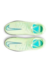 Buty piłkarskie Nike Phantom Gt Academy Df Mg Jr CW6694-303 wielokolorowe zielone. Nosek buta: otwarty. Kolor: wielokolorowy. Materiał: syntetyk, skóra. Szerokość cholewki: normalna. Sezon: lato. Sport: piłka nożna #4