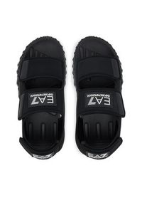 EA7 Emporio Armani Sandały XBR004 XK449 R312 Czarny. Kolor: czarny. Materiał: materiał #6