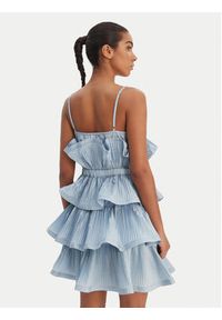 Fracomina Sukienka koktajlowa FQ26SD1007W83101 Niebieski Regular Fit. Kolor: niebieski. Materiał: syntetyk. Styl: wizytowy #4