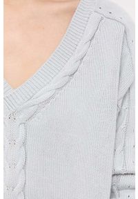 Guess sweter damski kolor szary. Kolor: szary. Materiał: dzianina #3