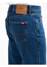 Big-Star - Spodnie jeans męskie z linii Authentic 500. Kolor: niebieski. Styl: klasyczny, vintage