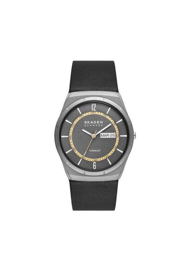 Skagen Zegarek Melbye Gent SKW6907 Czarny. Kolor: czarny