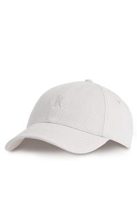 Calvin Klein Czapka z daszkiem Embroidered Monogram Cap LV04K5024G Biały. Kolor: biały. Materiał: bawełna, materiał #1