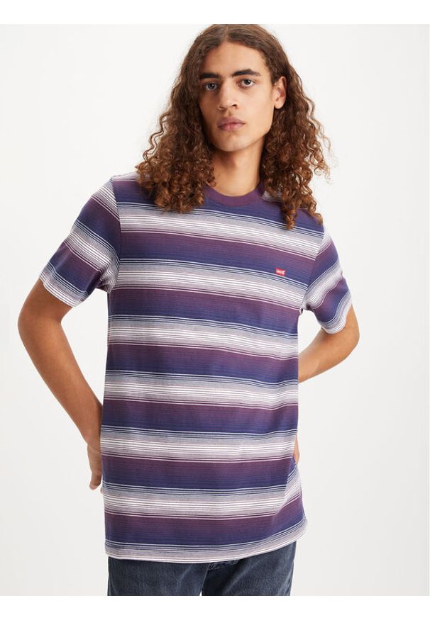 Levi's® T-Shirt Original Housemark 566050156 Fioletowy Regular Fit. Kolor: fioletowy