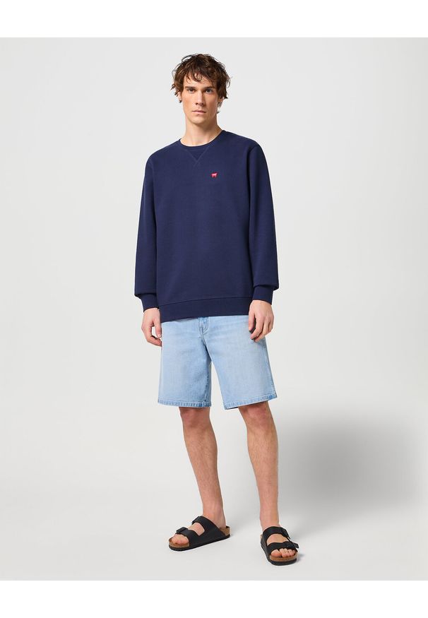 Wrangler - WRANGLER MĘSKIE SZORTY JEANSOWE FRONTIER SHORT WEST 112350822 W16W017961. Okazja: na co dzień. Materiał: jeans. Długość: krótkie. Sezon: lato. Styl: klasyczny, casual, wakacyjny, elegancki