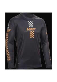 LEATT - Bluza rowerowa męska Leatt Jersey MTB Enduro 4.0. Kolor: czarny. Materiał: jersey