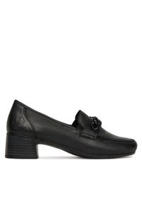 Rieker Loafersy 41660-00 Czarny. Kolor: czarny. Materiał: skóra #1