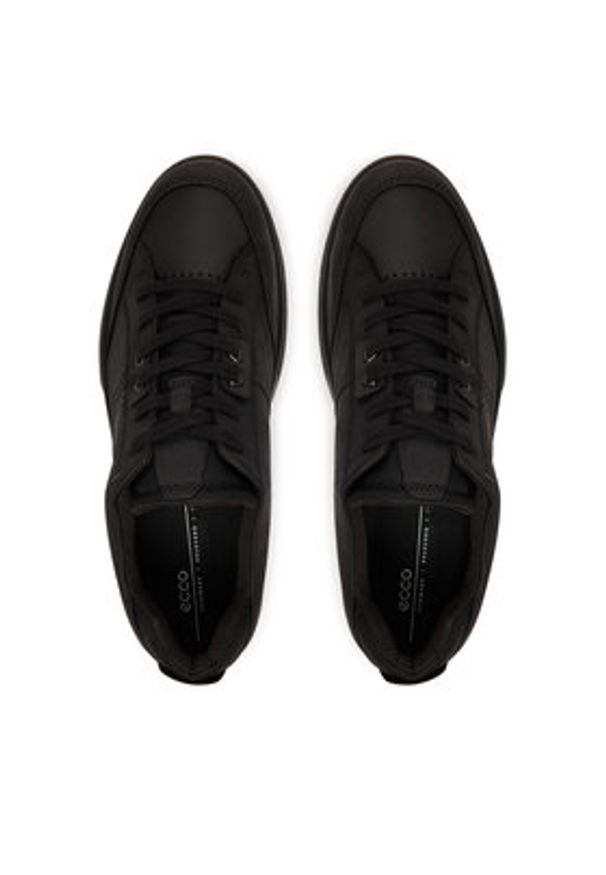 ecco - ECCO Sneakersy 52280451052 Czarny. Kolor: czarny. Materiał: skóra