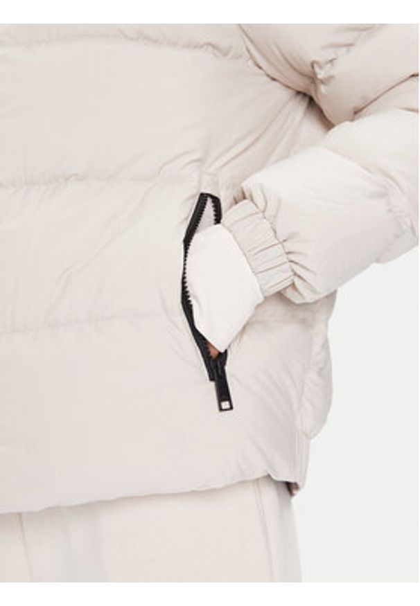 Jack Wolfskin Kurtka puchowa Frozen Palace A65097 Beżowy Regular Fit. Kolor: beżowy. Materiał: syntetyk