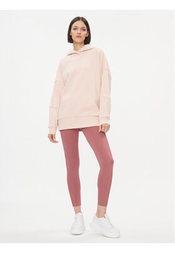 Reebok Bluza Lux IL2104 Różowy Oversize. Kolor: różowy. Materiał: bawełna