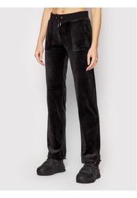 Juicy Couture Spodnie dresowe Del Ray JCAP180 Czarny Regular Fit. Kolor: czarny. Materiał: syntetyk #1